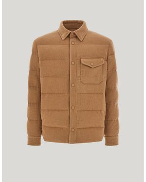 Canali Camel Overshirt - Natural