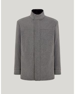 Canali Anthracite Cashmere Lightweight Jacket - Gray