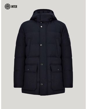 Canali Viscose-Blend Down Jacket - Blue