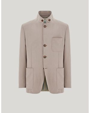 Canali Bruma Regular-Fit Pure Linen Jacket - Natural