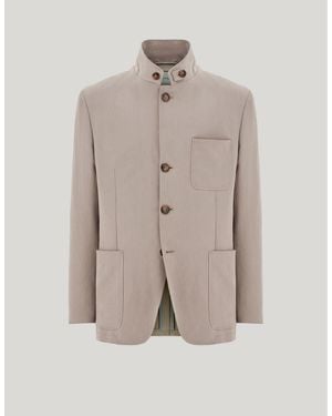 Canali Bruma Regular-Fit Pure Linen Jacket - Natural