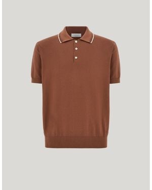 Canali Polo Shirt - Brown
