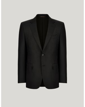 Canali Pure 150's Wool Blazer - Black