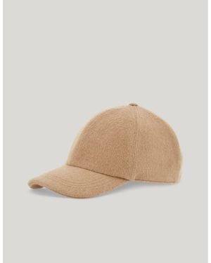 Canali Pure Cashmere Baseball Cap - Natural