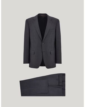 Canali Abito Antracite - Blu
