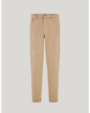 Canali Levante Comfort Denim Regular-Fit Jeans - Natural
