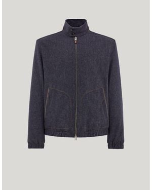 Canali Blouson Jacket - Blue