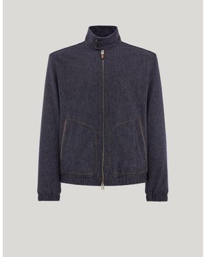 Canali Blouson Jacket - Blue