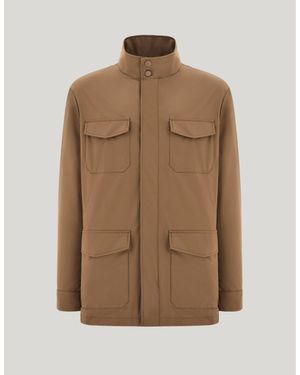 Canali Nuvola Walnut Field Jacket - Brown