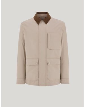 Canali Sand-Coloured Shirt Jacket - Natural