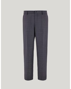 Canali Tapered Fit Chino Trousers - Blue