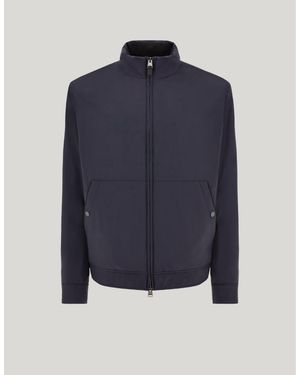 Canali Nuvola Technical Fabric Jacket - Blue