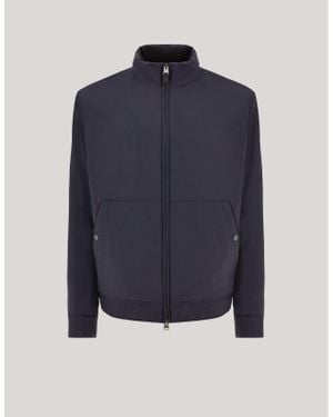 Canali Nuvola Technical Fabric Jacket - Blue