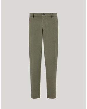 Canali Comfort Cotton Gabardine Chinos - Green