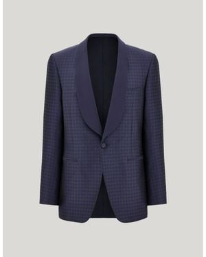 Canali Regular Fit Single-Breasted Tuxedo Jacket - Blue