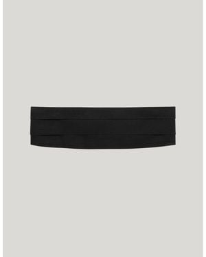 Canali Silk Cummerband - Black