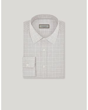 Canali Camicia Grigia - Bianco