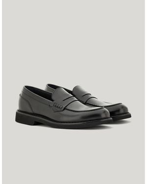 Canali College Moccasin Loafers - Black
