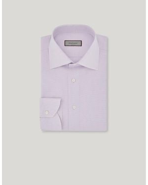 Canali Camicia Formale Lilla Impeccabile Regular Fit - Viola