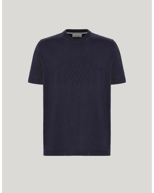 Canali Soft-Touch Cotton Jersey T-Shirt - Blue