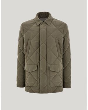 Canali Sage Utility Jacket - Green