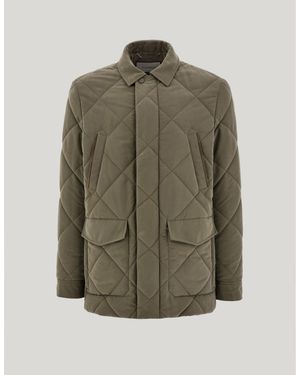Canali Sage Utility Jacket - Green