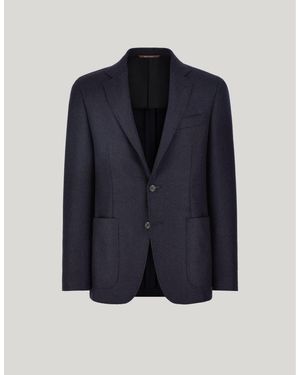 Canali Kei Modern-Fit Jacket - Blue