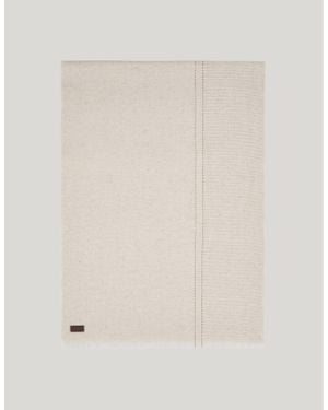 Canali Slubbed-Effect Virgin Wool, Cashmere And Silk Scarf - Natural