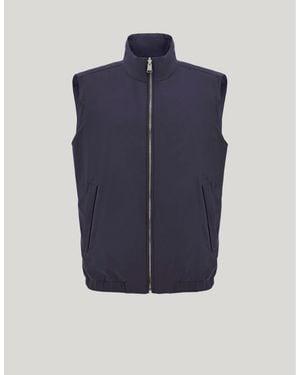 Canali Nuvola Midnight Reversible Vest - Blue