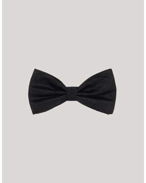 Canali Silk Formal Bow Tie - Black