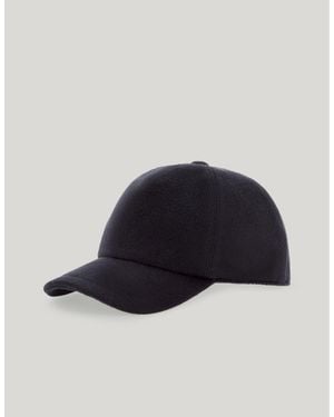 Canali Pure Cashmere Baseball Cap - Blue