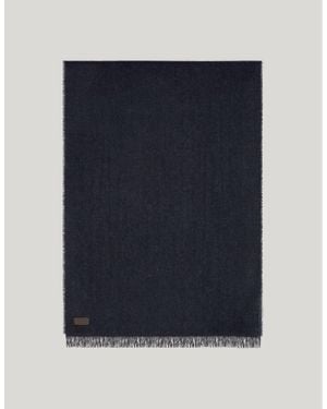 Canali Pure Cashmere Scarf - Blue
