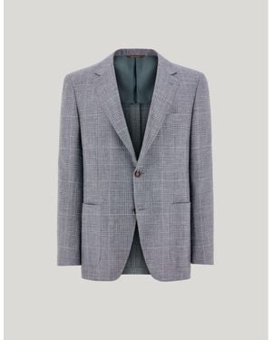 Canali Brianza Regular-Fit Jacket - Blue