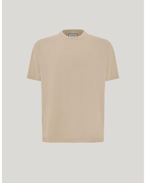 Canali Cotton Interlock Jersey Regular-Fit T-Shirt - Natural