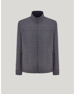 Canali Slate Reversible Jacket - Blue