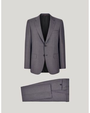 Canali Pure 150's Wool Single-Breasted Suit - Gray