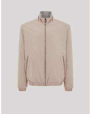 Canali Nuvola Sand-Coloured Reversible Blouson - Natural
