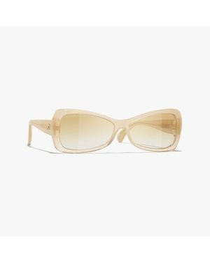 CHANEL Butterfly Sunglasses - Natural
