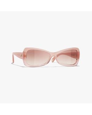 CHANEL Butterfly Sunglasses - Pink