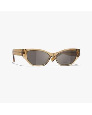 CHANEL Cat Eye Sunglasses - Yellow