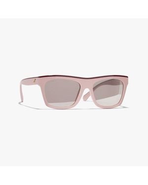 CHANEL Square Sunglasses - Pink