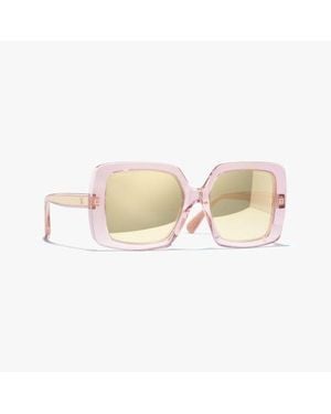 CHANEL Square Sunglasses - Pink