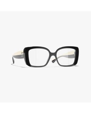 CHANEL Square Eyeglasses - Black
