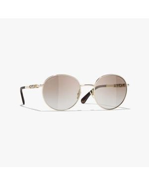 CHANEL Pantos Sunglasses - White