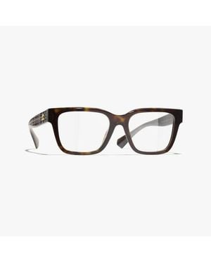 CHANEL Square Eyeglasses - Black