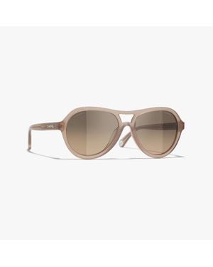 CHANEL Pilot Sunglasses - Multicolor