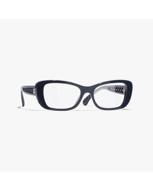CHANEL Butterfly Eyeglasses - Blue