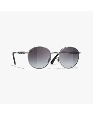 CHANEL Pantos Sunglasses - Metallic