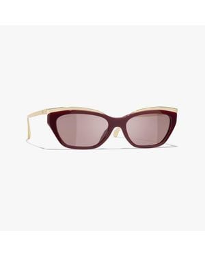 CHANEL Cat-Eye Sunglasses - Pink