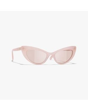 CHANEL Cat Eye Sunglasses - Pink
